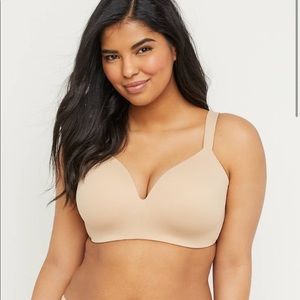 EUC Cacique Nude Simply Wire Free Full Cover Bra
